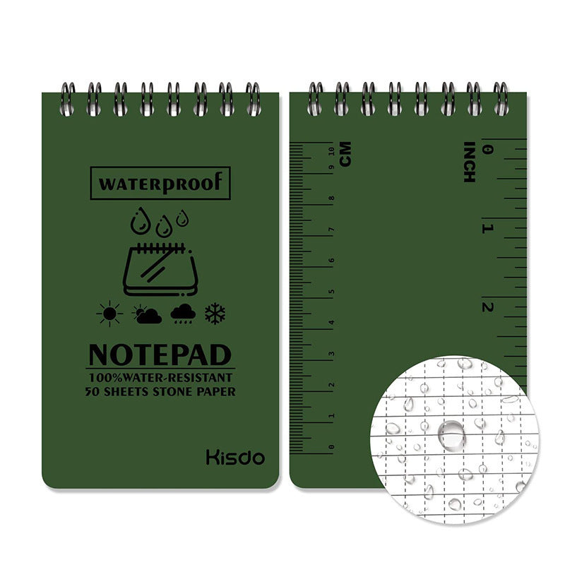 All-Weather Spiral Bound Desk Notebooks