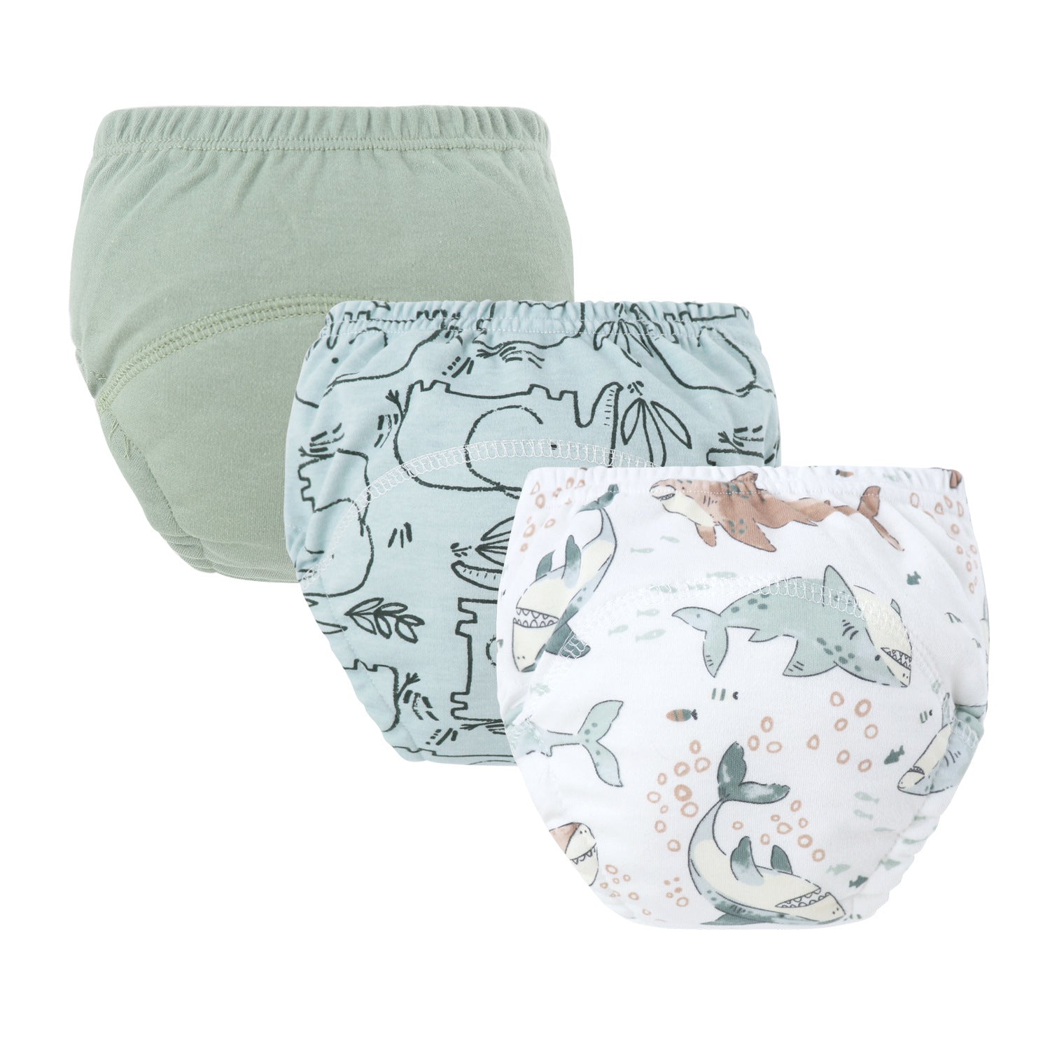 Pantalons d'entraînement lavables Eco-cotton pour nourrissons et tout-petits