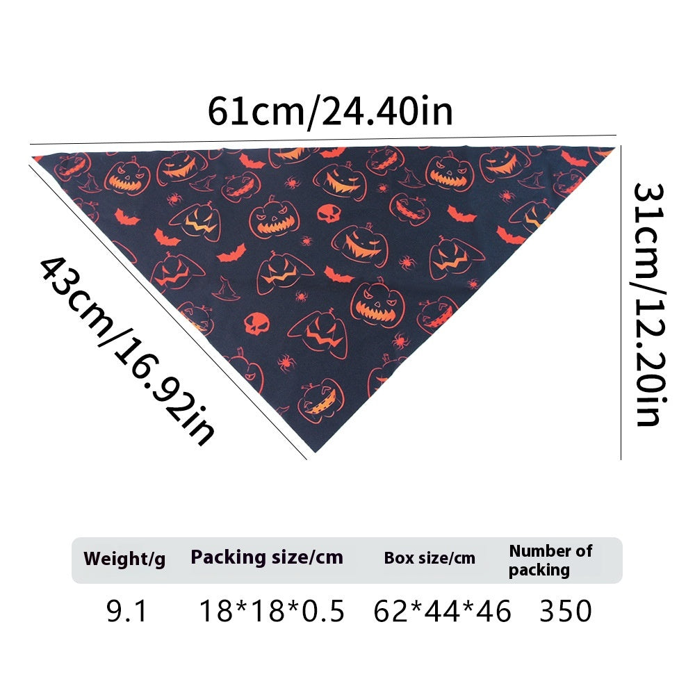 Bibs de bébé Triangulaire imprimé d'Halloween