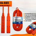 Bande de cordon d'extension d'alimentation 15,6m Socket pour usage intérieur/extérieur