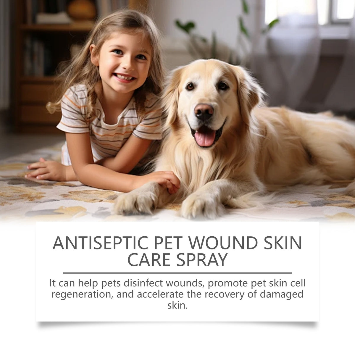 Eggbong Pet Spray soin de la peau Spray hydratant et apaisant pour les chats et les chiens