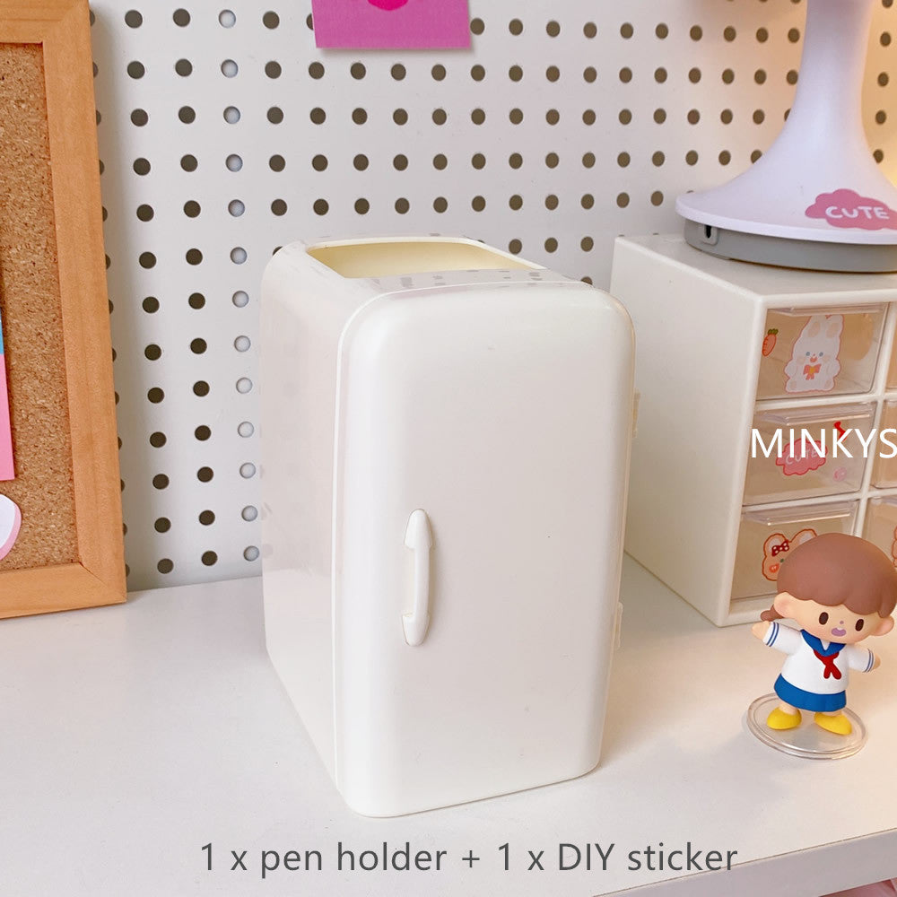 Réfrigérateur Crayon cas Creative porte-stylo multifonctionnel étudiant Mignon grande capacité S