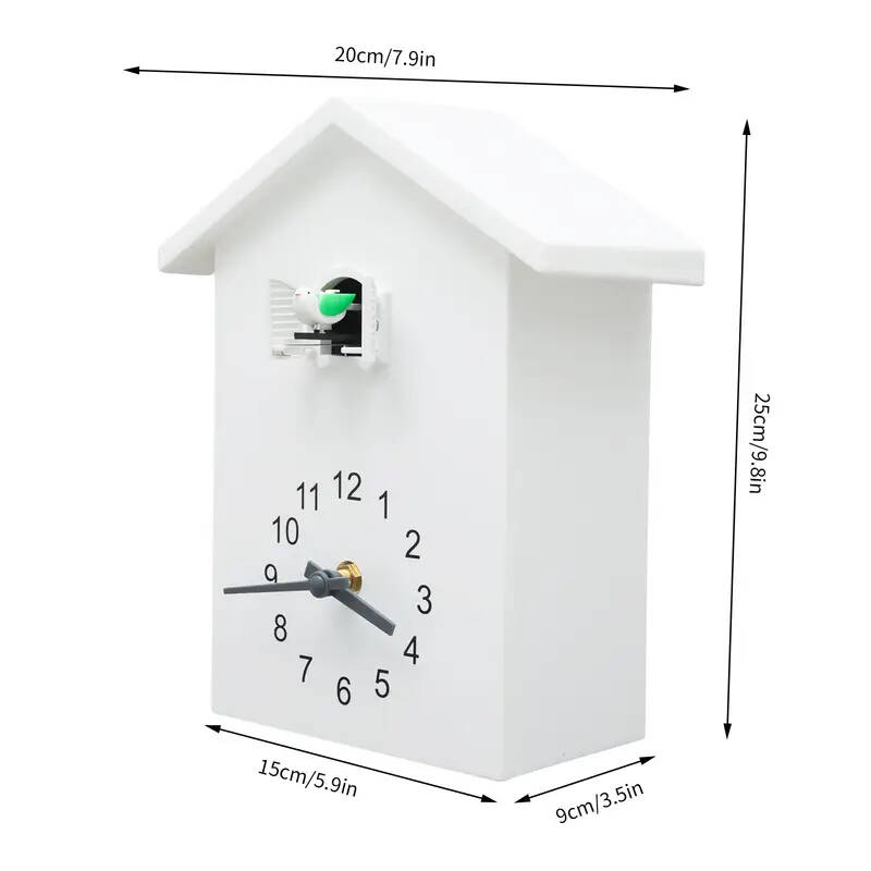 Horloge coucou moderne avec mode de silence de nuit automatique