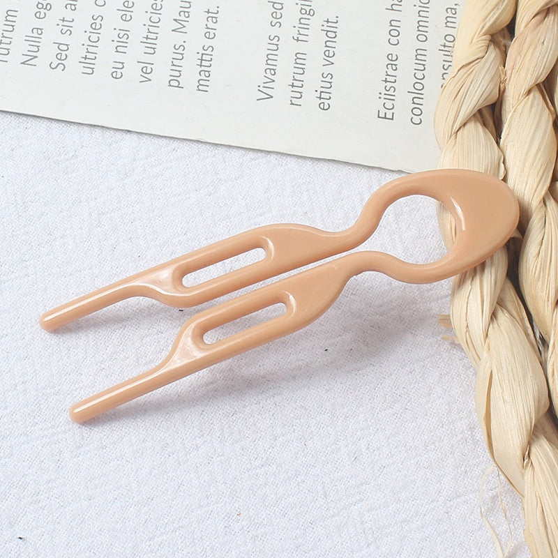 Style européen et américain Large U-forme femme simple Joker Hairclip