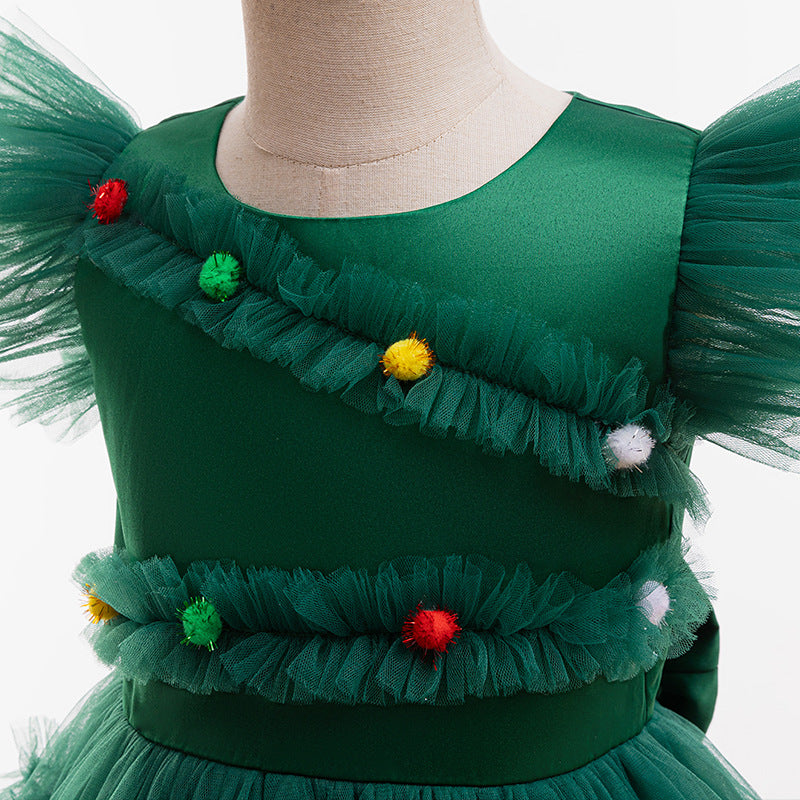 Fête de Noël Princesse Robe Bow