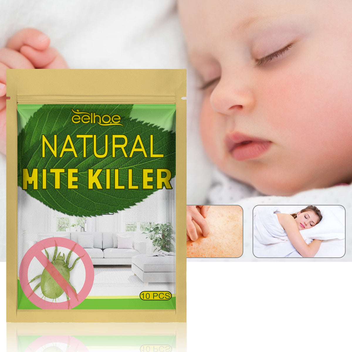 Sac d'enlèvement naturel de mites 10pcs-bag