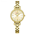 Imperméable ronde casual femmes bracelet montre