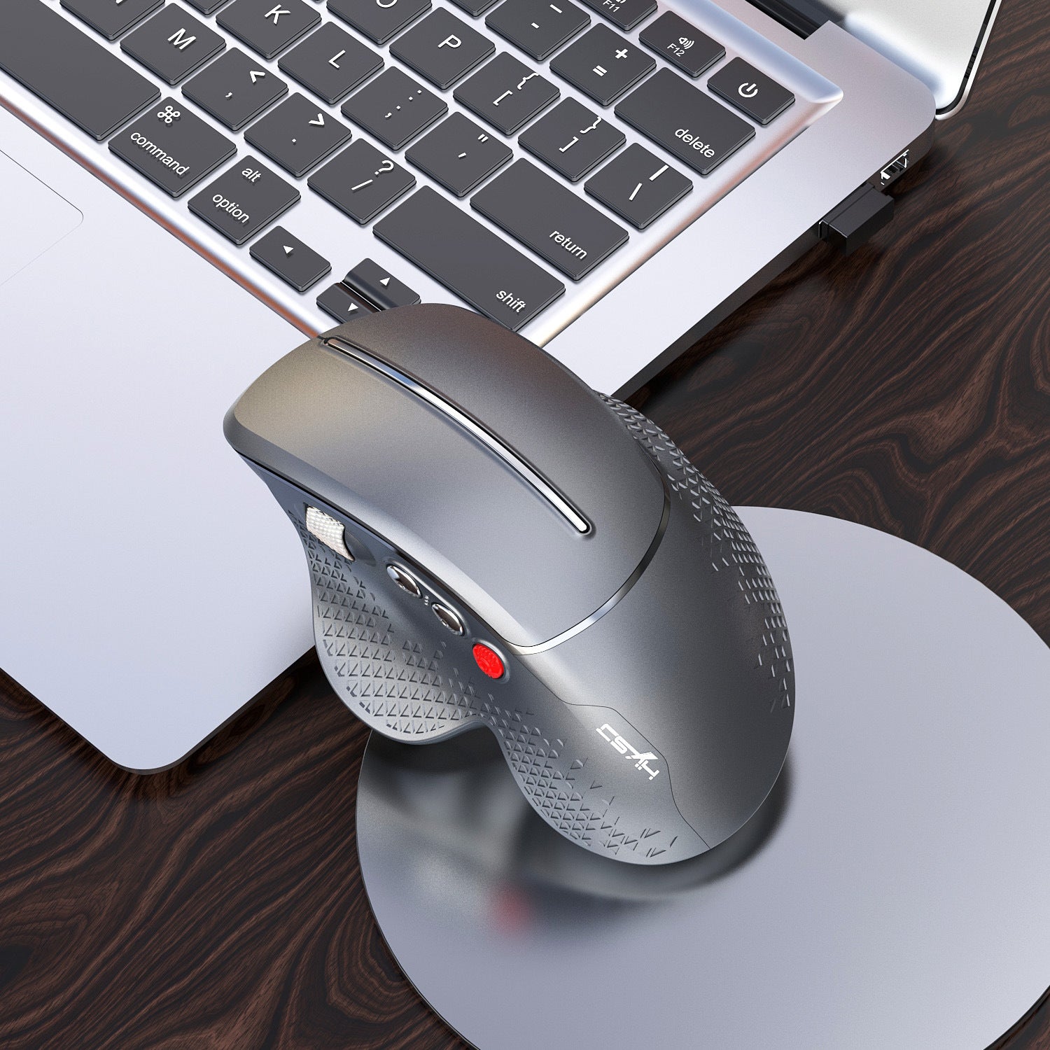 Rouleau latéral de souris verticale sans fil Ergonomie