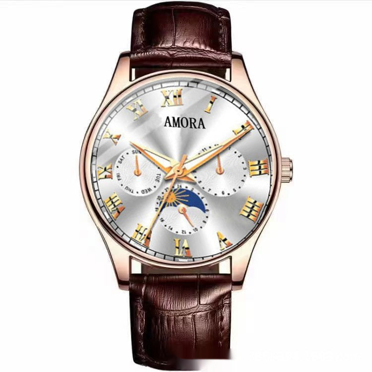 Montre à quartz lumineux non mécanique avec résistance à l'eau
