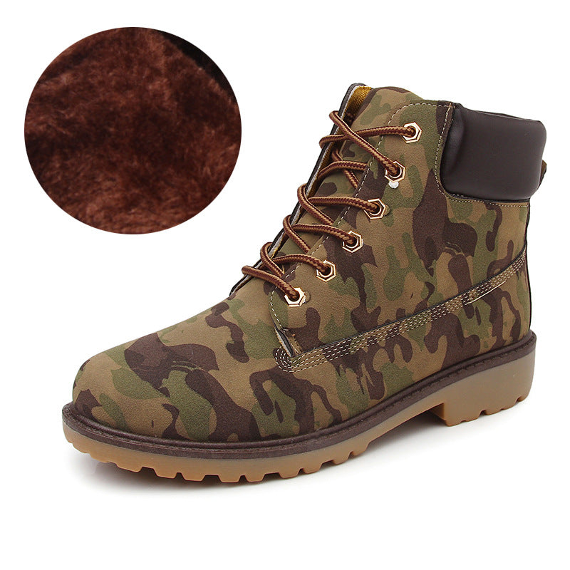 Hommes CottonQuilted Dr Martens Bottes de styleHaute Bottes de travail occasionnel