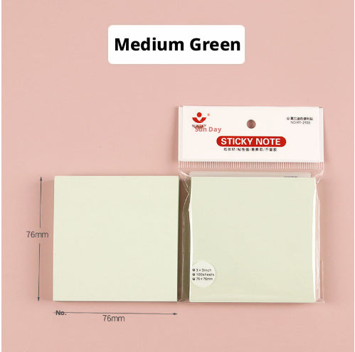 Morandi Post-it Notes - Vert-1 copie/100 pages