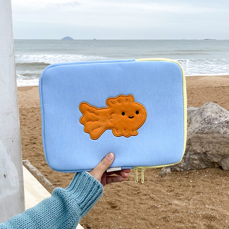 Cute Goldfish Tablet PC Protection Sac à manches