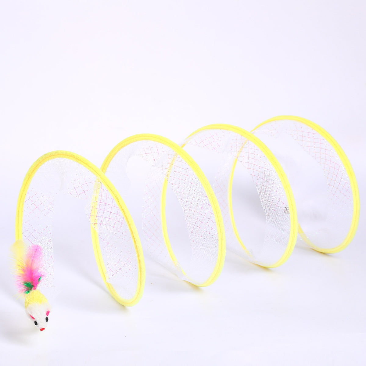 Tunnel de chat d'animal de compagnie auto-salonnage Stuffy Cat Canal Kittens