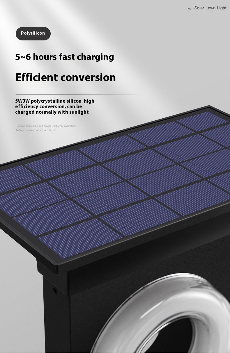 Lumières de pelouse solaire pour la décoration extérieure de la cour