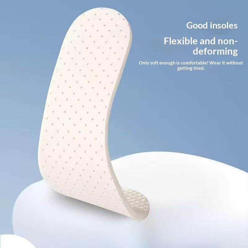 Enfants Semelles intérieures désodorisantes en latex Soft Sole Cuttable Breathable Sweat Absorbent Durable