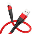Nylon Câble de données tissé Ligne de charge rapide Interface Typec applicable