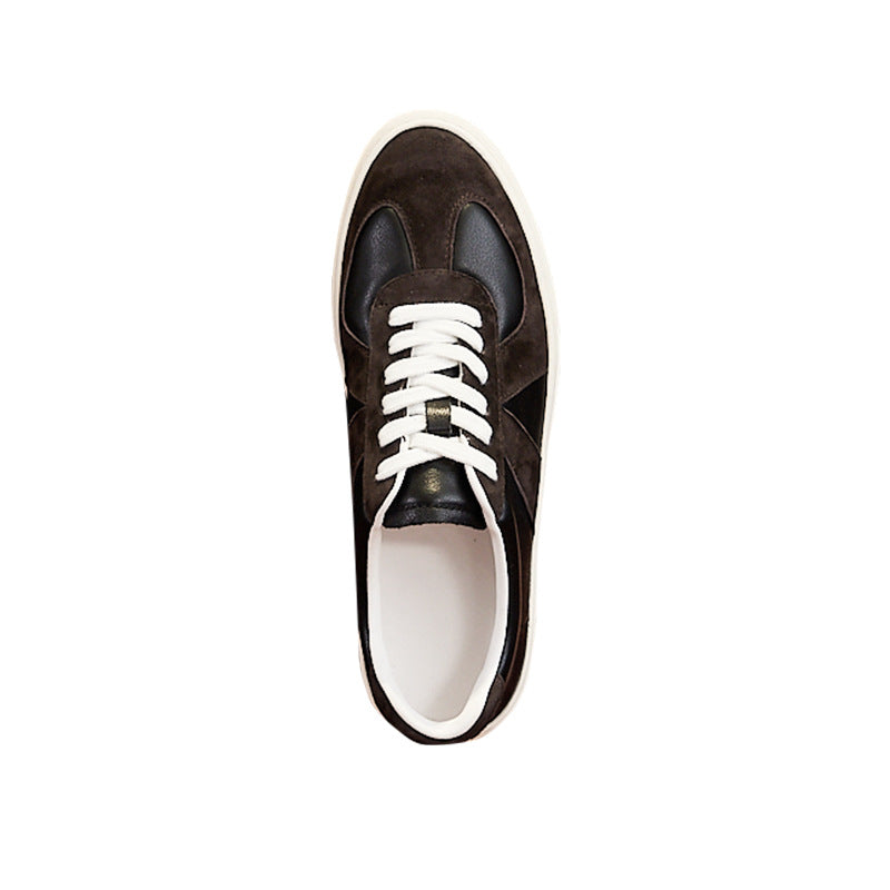 Chaussures Retro Color Matching Couple Casual Plat Skateboard