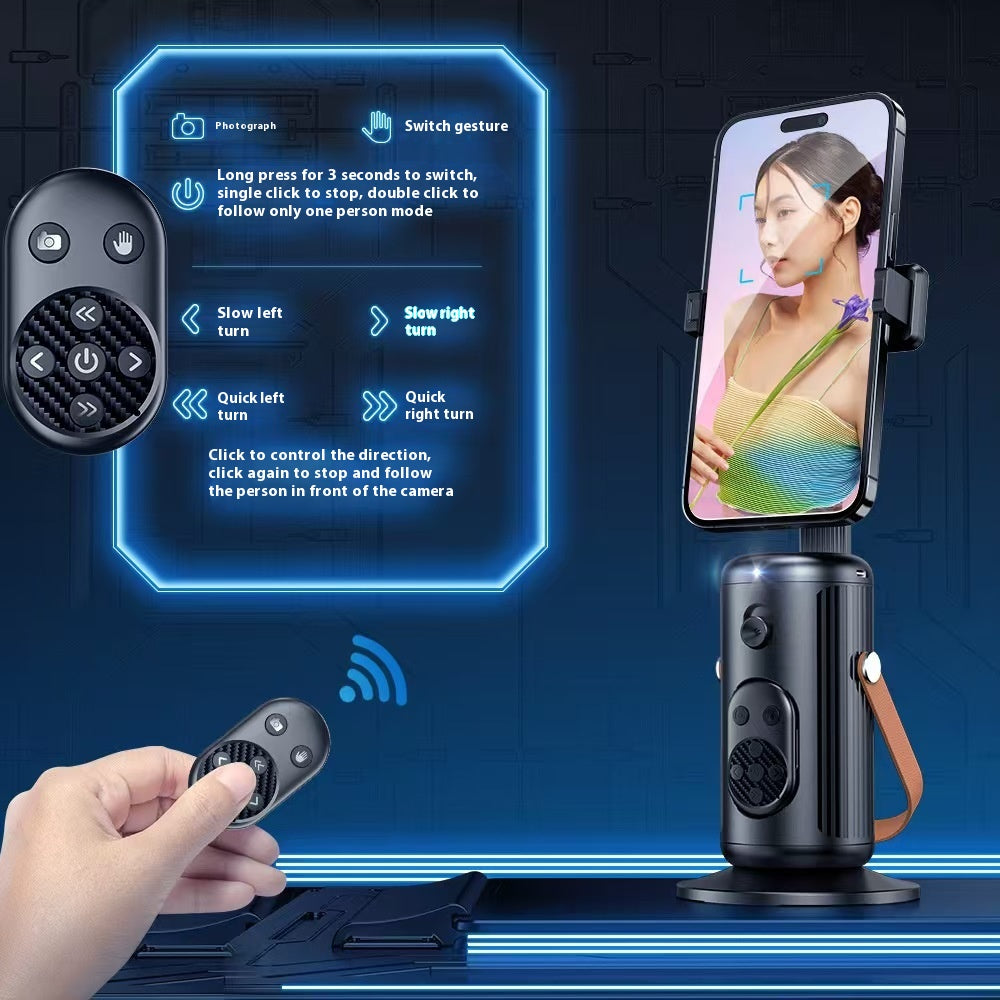 Smart AI Facial Recognition Mobile Streaming Bluetooth Selfie Holder