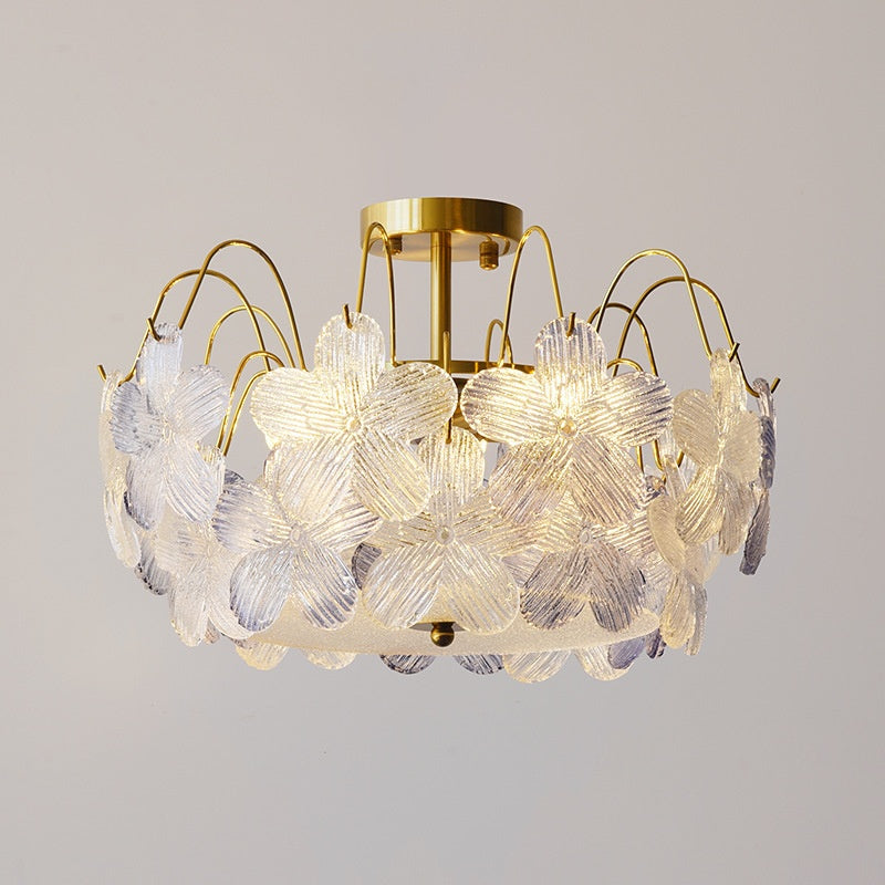 Lustre créatif Floral-Glass Romantique Français