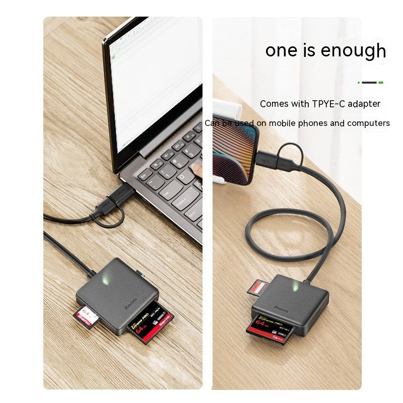 SDTFCFmemory Card USB30 lecteur de cartes-lettres multi-drive à grande vitesse