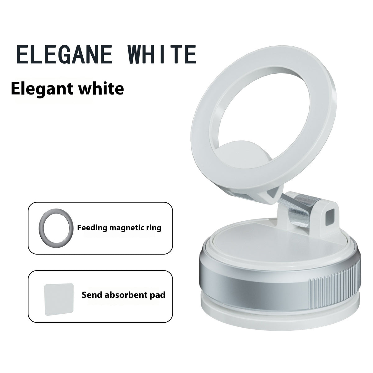 Magnetic Car Phone Mount Vacuum Sucker