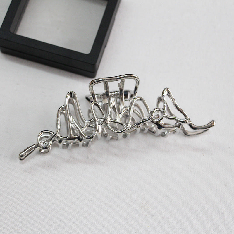 Claw simple Large Shark Clip Coiffure en métal