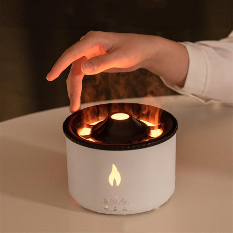 Huile essentielle à ultrasons créative Humidificateur Volcano Aromathérapie Spray machine Jellyfish