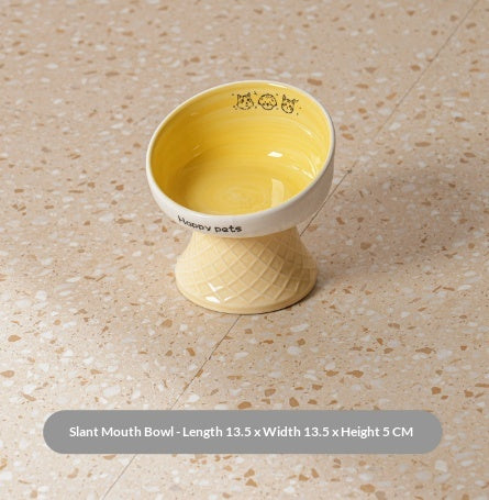 Ceramic Bowl Set Elévated Pet Bowls Food Bowl et Water Bowl pour chiens et chats