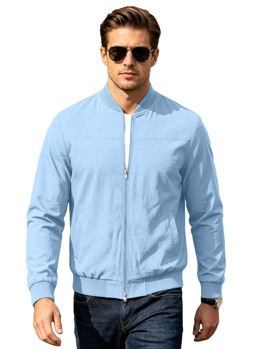 Veste de coton personnalisée pour les hommes