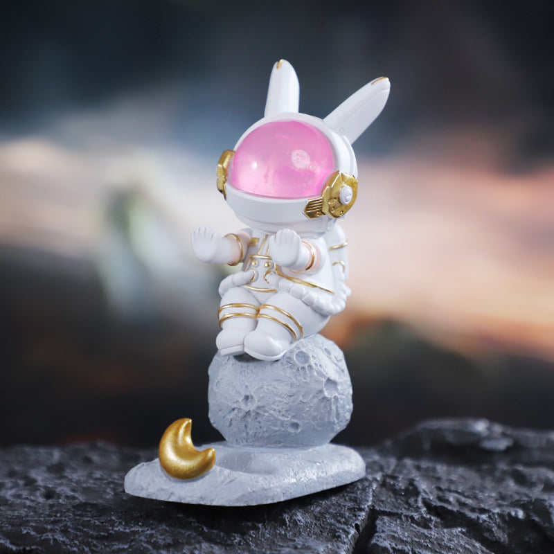 Space Rabbit Mobile Phone Stand Bureau Créatif