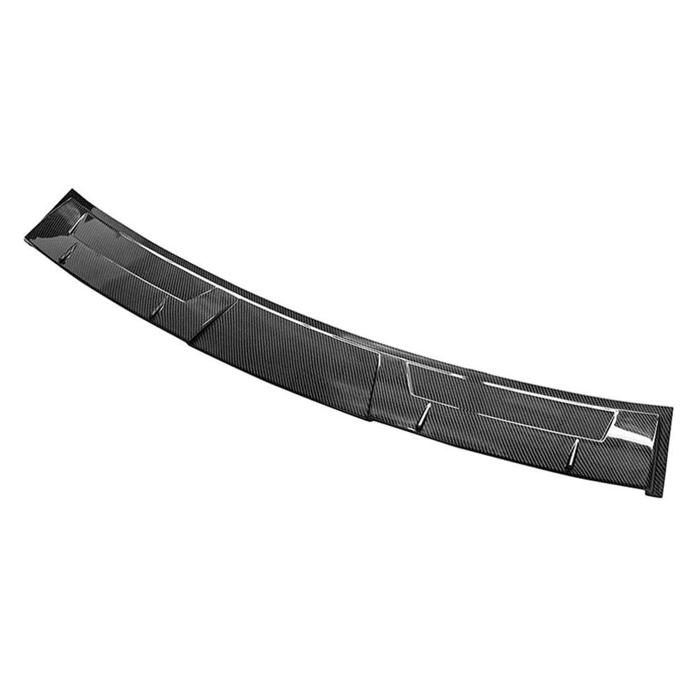 Convient 14-23 Infiniti Q50 V Style Carbon Fibre impression Fenêtre arrière Toit Spoiler aile