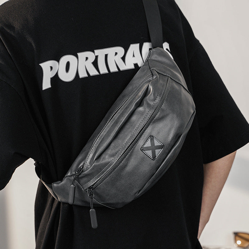Épaule de mode tendance sac pour homme coréen