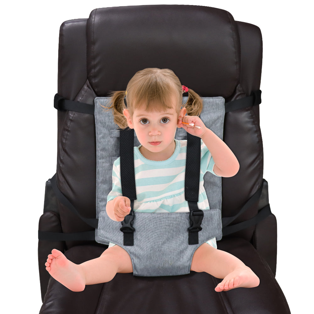 Siège d'harnais de voyage - Chaise haute portable bébé en tissu pour le voyage - Siège haute chaise de voyage