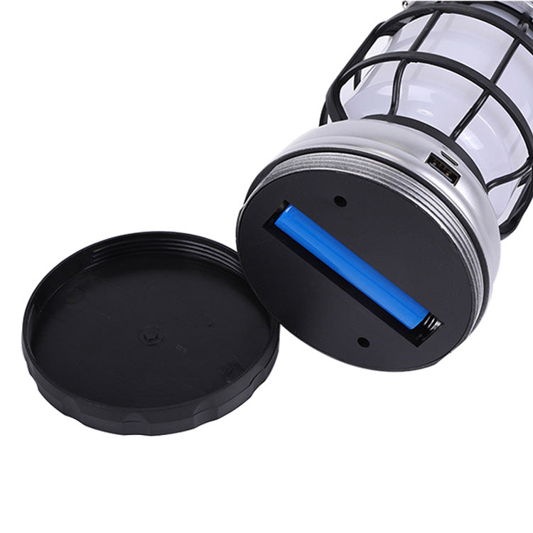 Lampe à flammes rechargeable de lanterne de cheval de secours de ménage extérieur