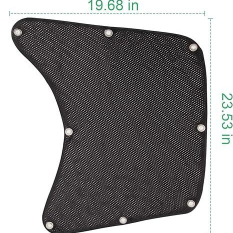 Shade solaire anti-éblouissement noir et camion UV