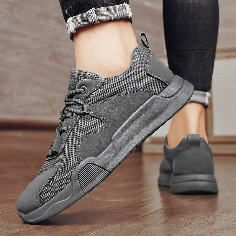 Été tendance Versatile Bas Haut Respirant Hauteur Augmenter Soft Sole Sports Casual Hommes