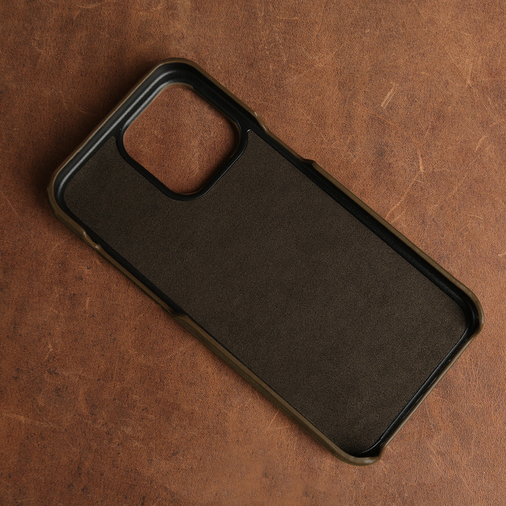 Crazy Horse Pattern Leather Phone Case