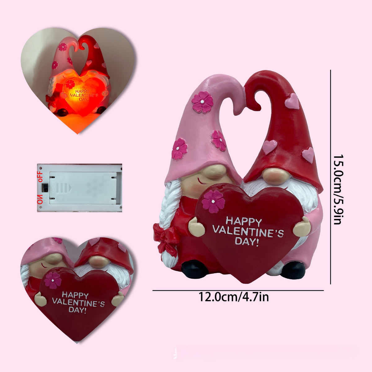 Ameublement d'Amour Lumineux Ornements