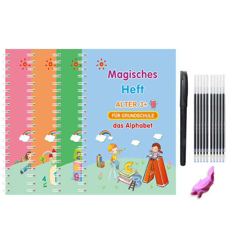 Conseil de pratique de la calligraphie anglaise pour enfants Français Allemand Peinture Magie Anglais