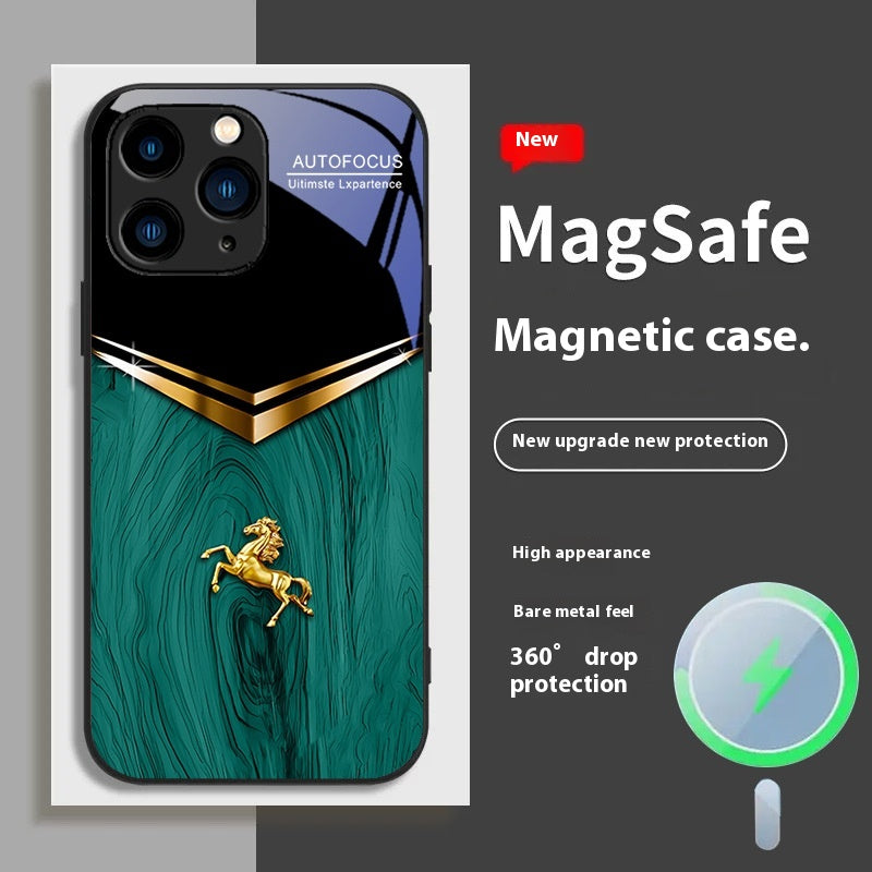 Cas de téléphone verre magnétique avancé gagner un succès instantané