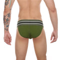 Sous-vêtements sport arc-en-ciel haute coupe ultra large pour hommes
