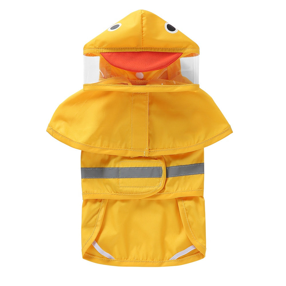Chien Cartoon Pied réfléchissant Poncho Traction
