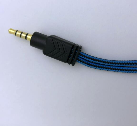 Câble d'adaptateur pour microphone audio Aux 3,5 mm