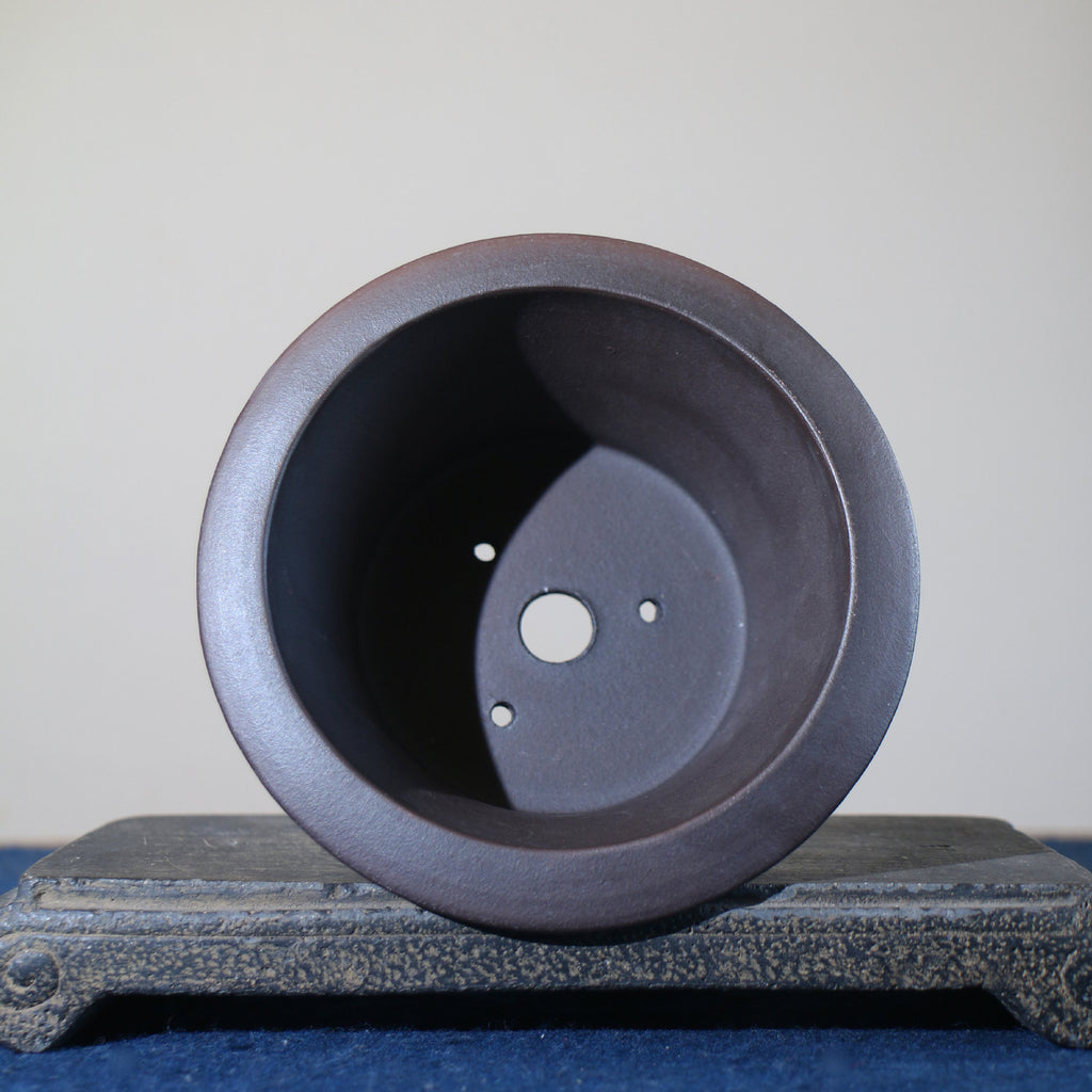 Pot de fleurs Zisha Pot rond Bonsai Pot en forme de bol Pot fait main