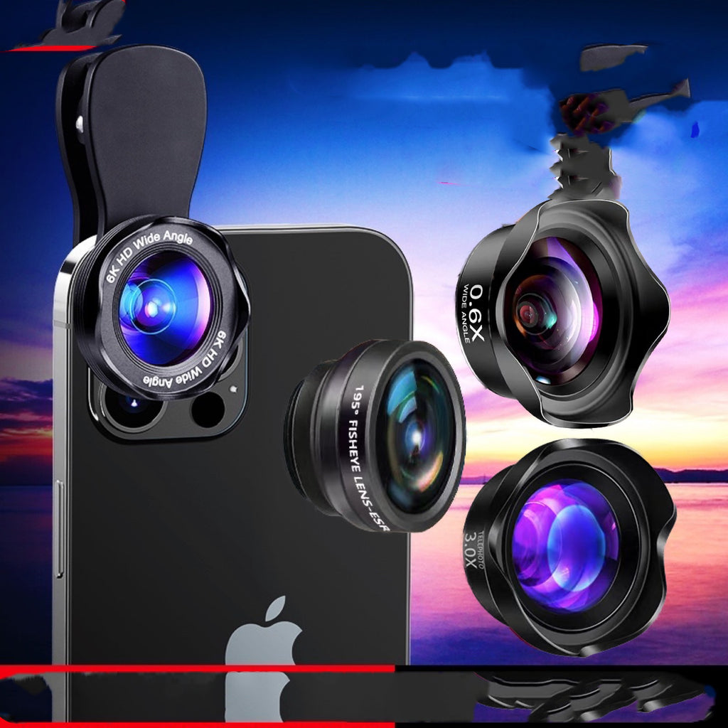 6K niveau SLR Super grand angle HD Macro professionnel externe Shooting costume