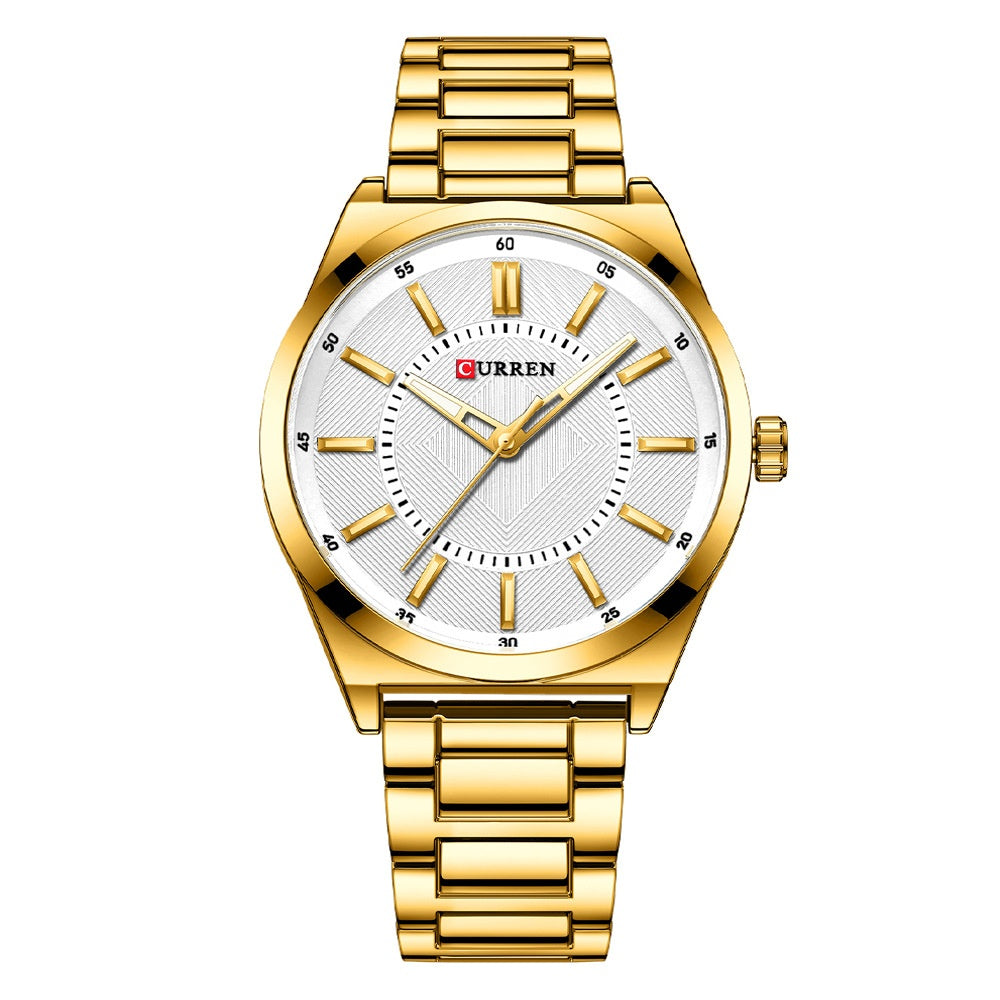 Men's Simple Business Waterproof Bar-Clasp Watch