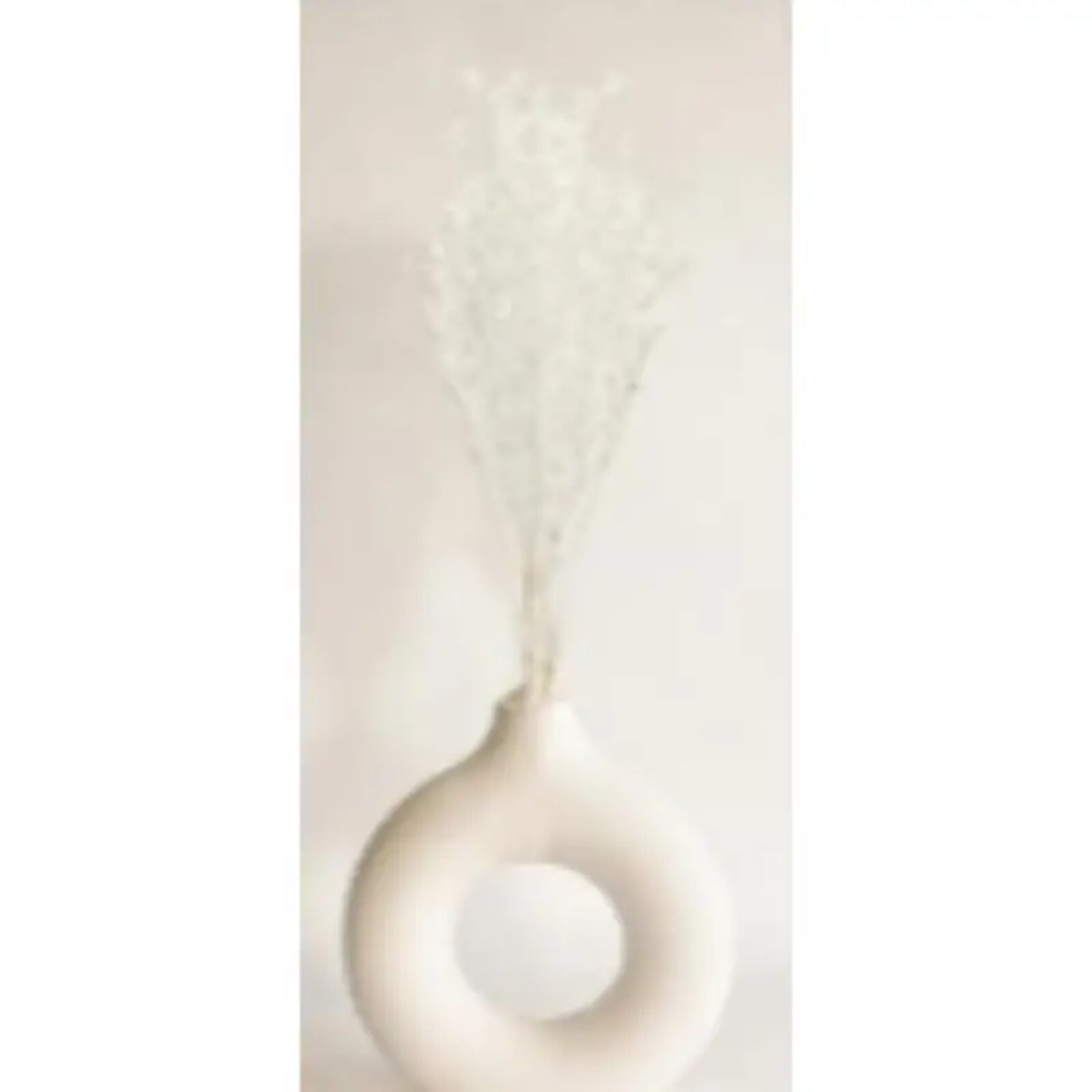 50 morceaux d'herbe de pampas artificielle blanche (55 cm) pour le décor moderne et polyvalent—parfait
