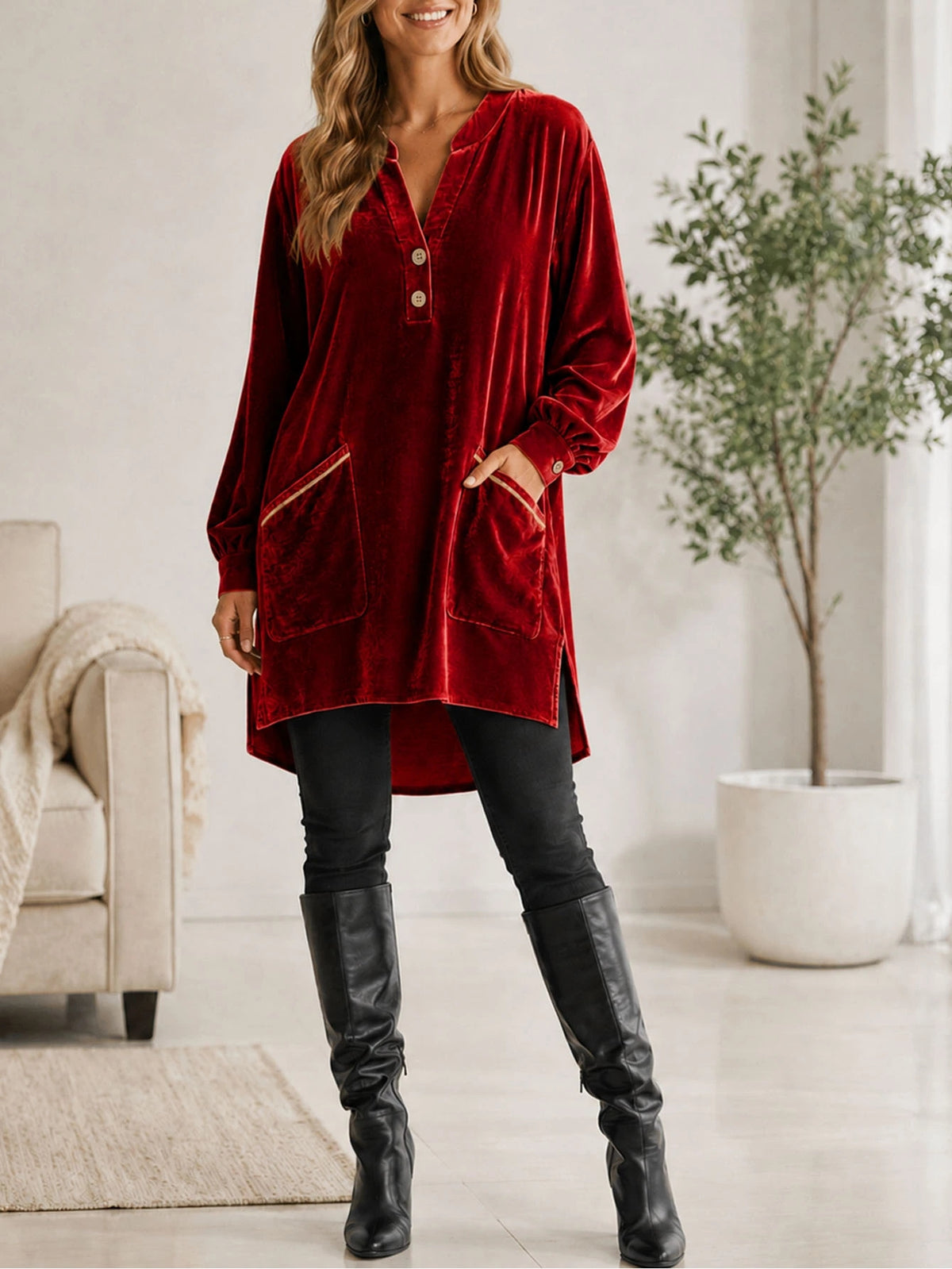 Blouse de polyester