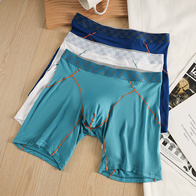 Sous-vêtements anti-chafing en fibre de bambou pour hommes