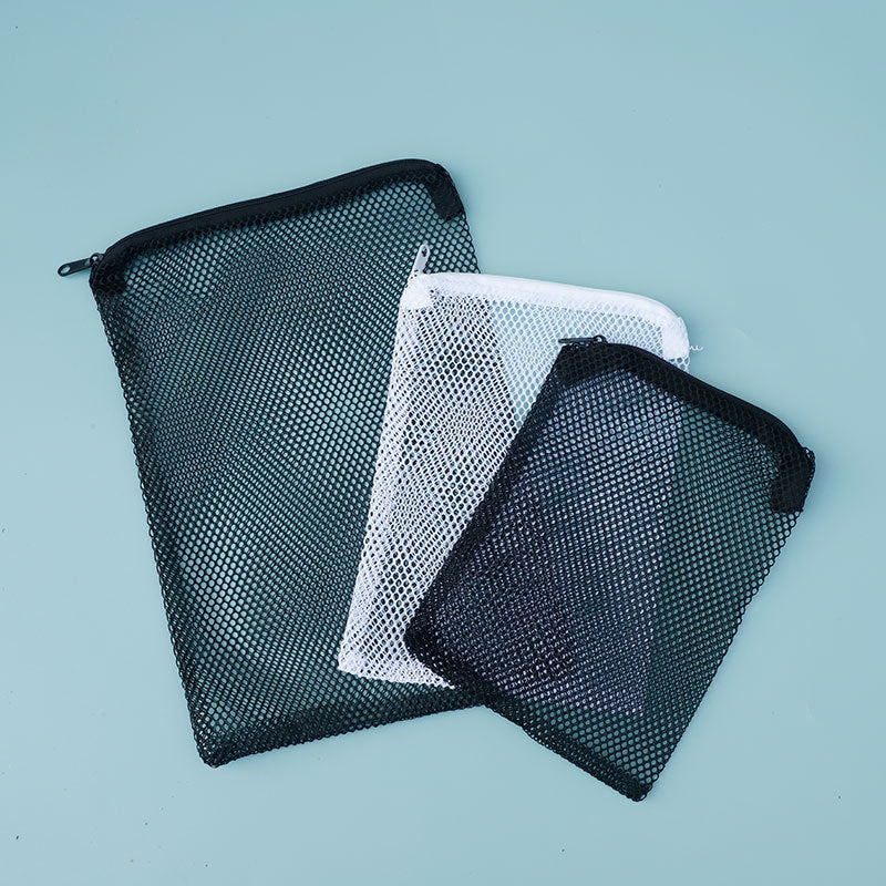 Sac d'emballage Aquarium Fish Tank Filtre Angle Matériau Bactérium Cultivation Zipper Net